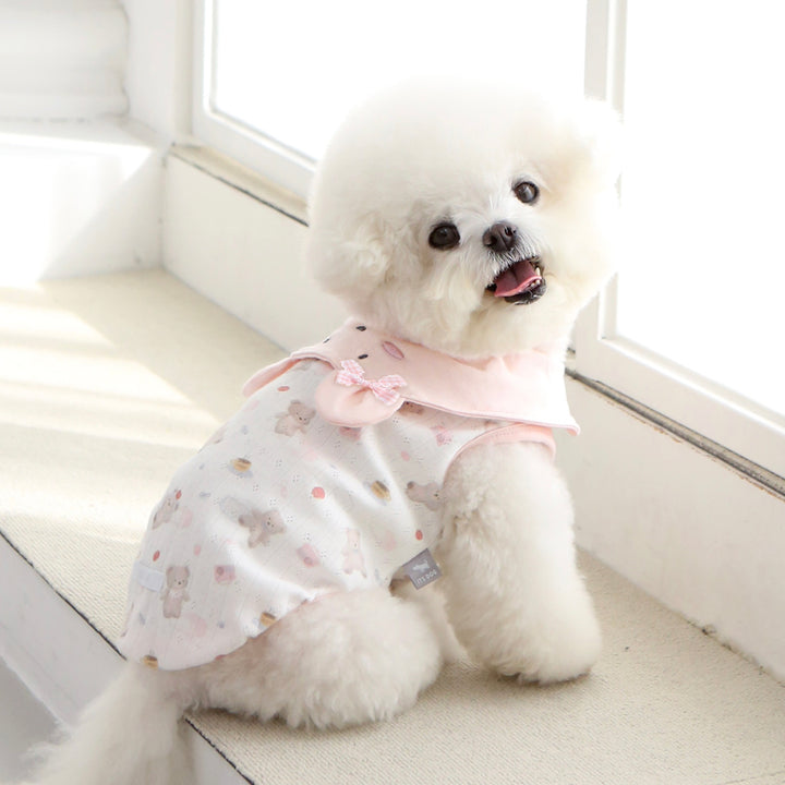 ※予約販売【ITS DOG】Apple Bear collared shirt（2 Color）
