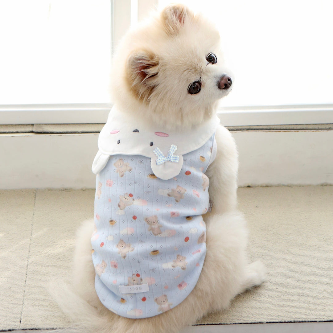 ※予約販売【ITS DOG】Apple Bear collared shirt（2 Color）