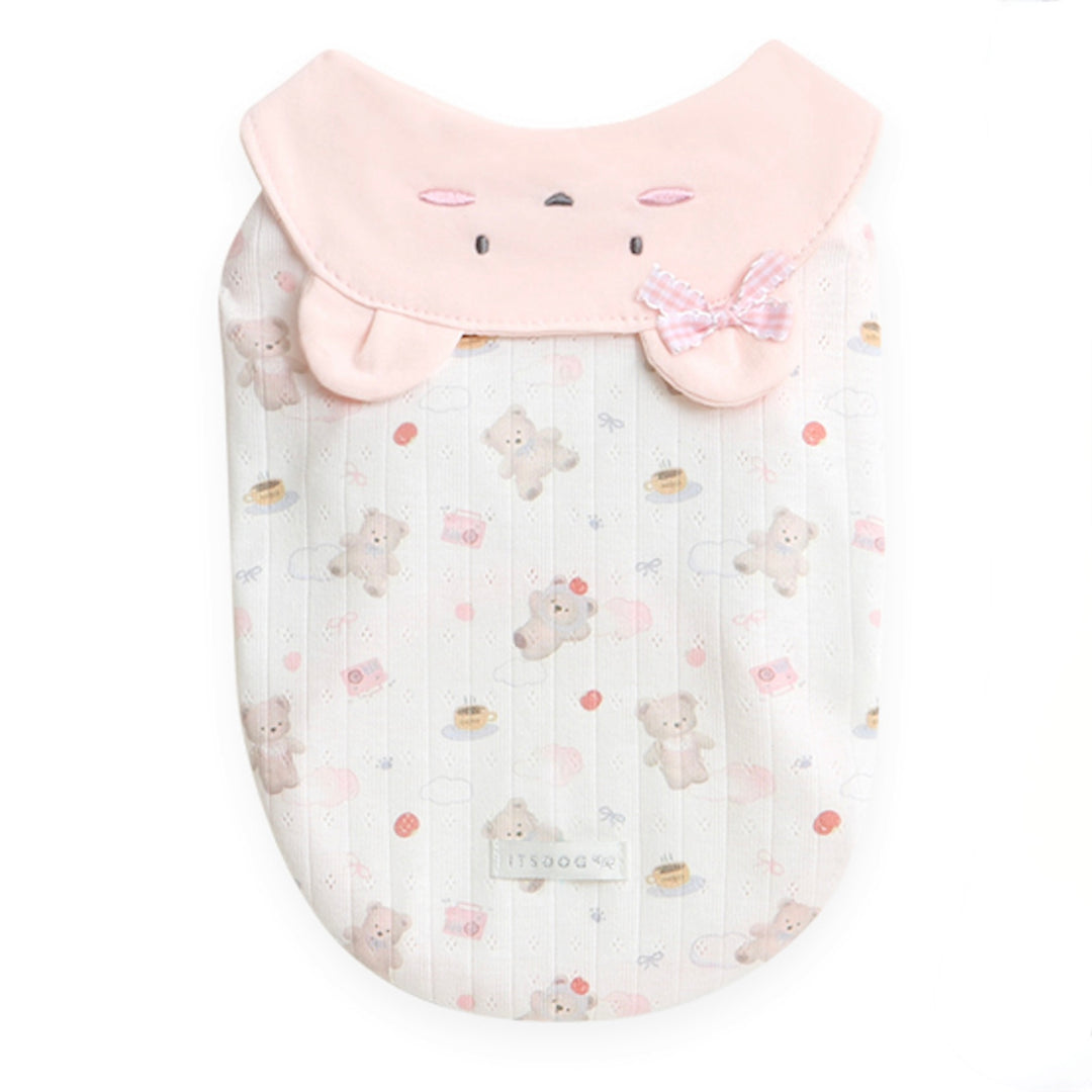 ※予約販売【ITS DOG】Apple Bear collared shirt（2 Color）