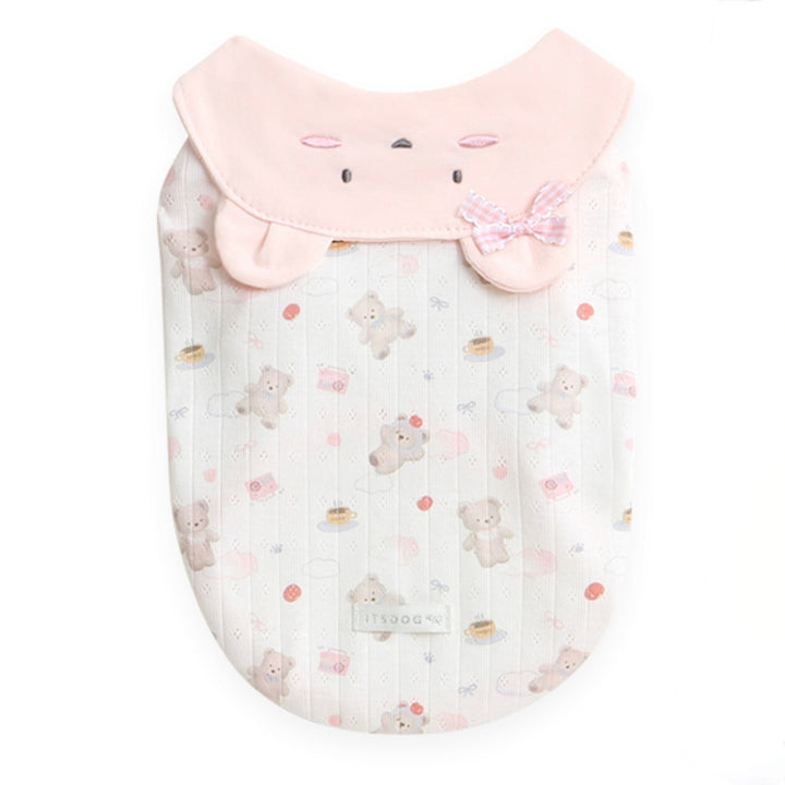 ※予約販売【ITS DOG】Apple Bear collared shirt（2 Color）