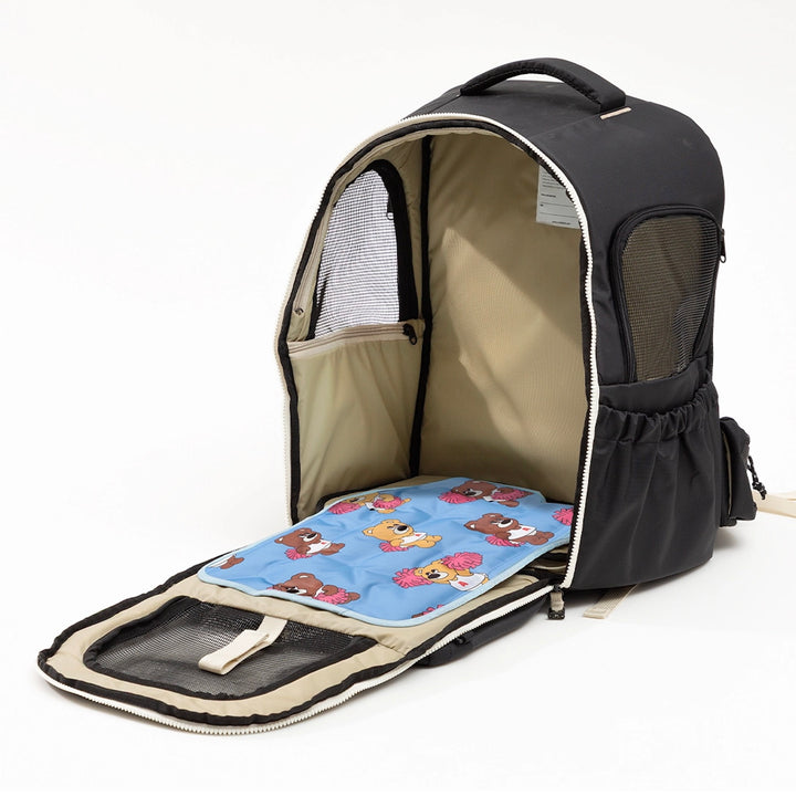 ※予約販売【andblank】Joy Bear Stripe Reversible Cool Mat