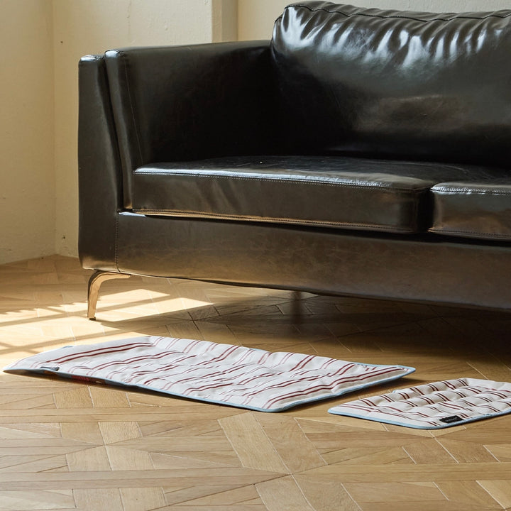 ※予約販売【andblank】Joy Bear Stripe Reversible Cool Mat