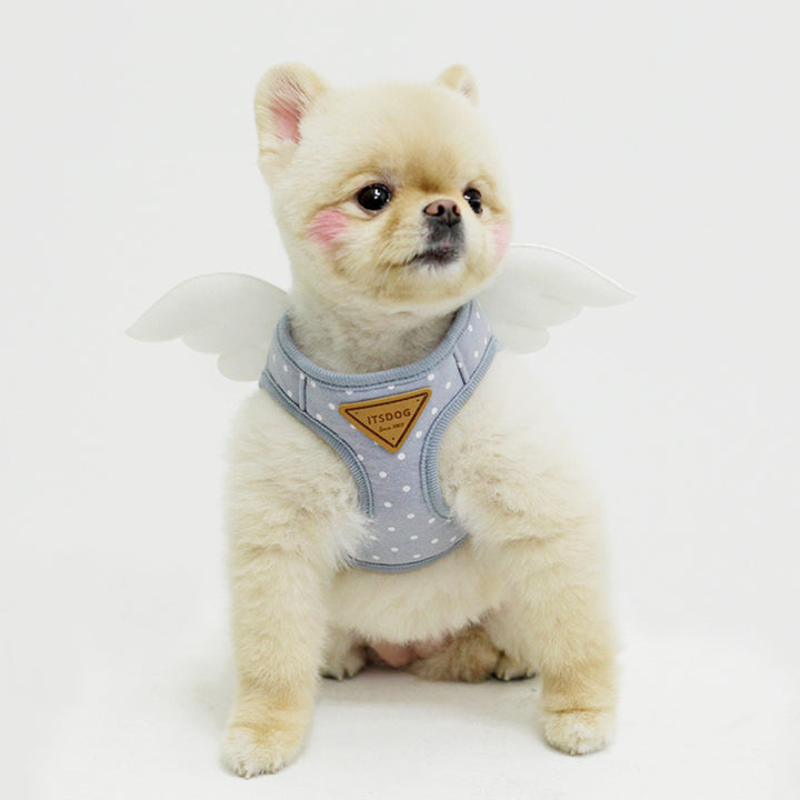 ※予約販売【ITS DOG】Sweetie Angel Harness（Blue）