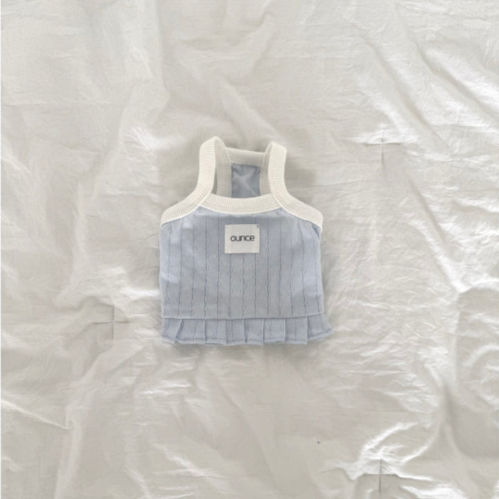 ※予約販売【OUNCE】Milk Frill Crop T（Blue）