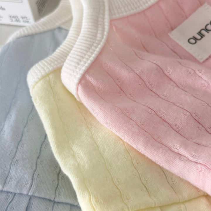 ※予約販売【OUNCE】Milk Frill Crop T（Yellow）
