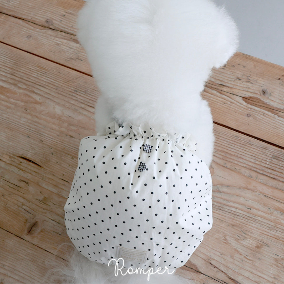 ※予約販売【near by us】Cookie Romper（Cookie Cream）