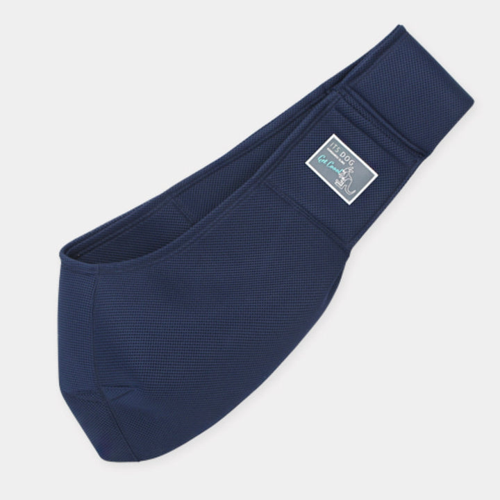 ※予約販売【ITS DOG】Kangaroo Mesh Sling Bag（Navy）｜犬用バッグ