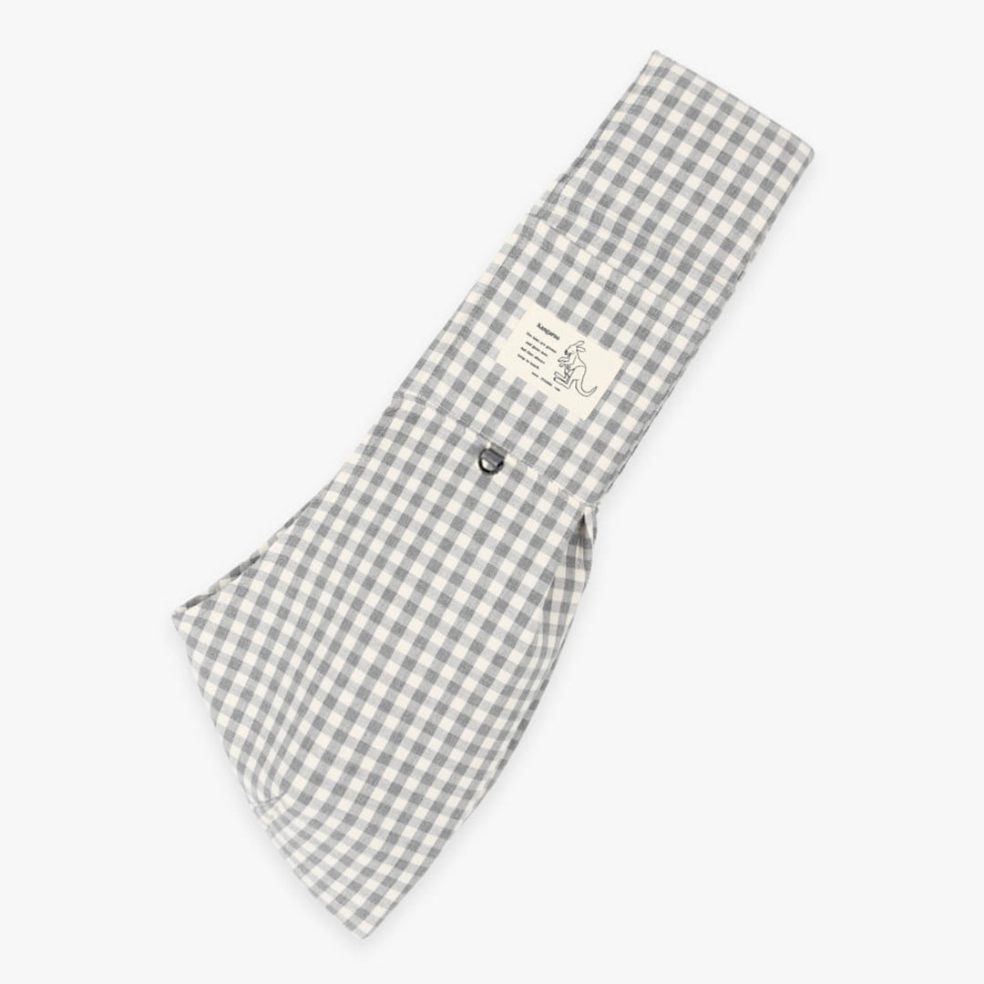 ※予約販売【ITS DOG】Kangaroo Smart Sling Bag（Check Gray）｜犬用バッグ