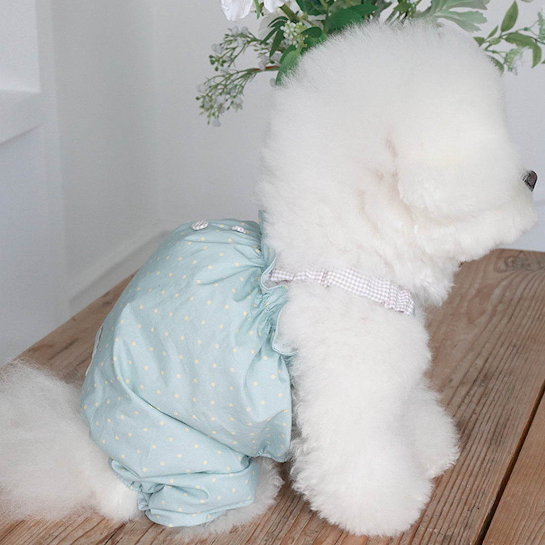 ※予約販売【near by us】Cookie Romper（Cozy Blue）