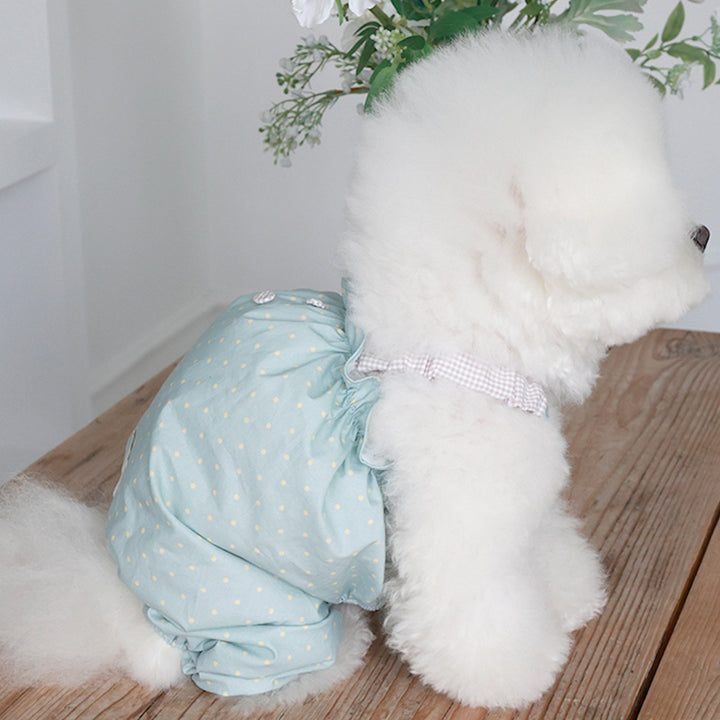 ※予約販売【near by us】Cookie Romper（Cozy Blue）