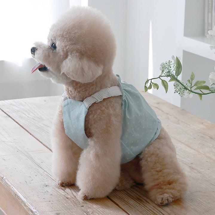 ※予約販売【near by us】Cookie Crop Top（Cozy Blue）