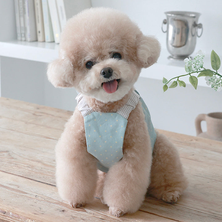 ※予約販売【near by us】Cookie Crop Top（Cozy Blue）