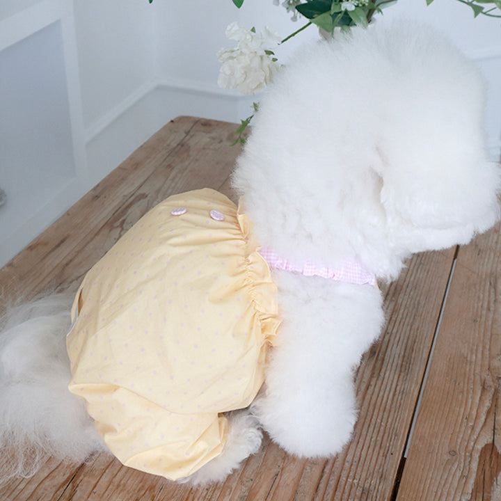 ※予約販売【near by us】Cookie Romper（Pink Lemon）