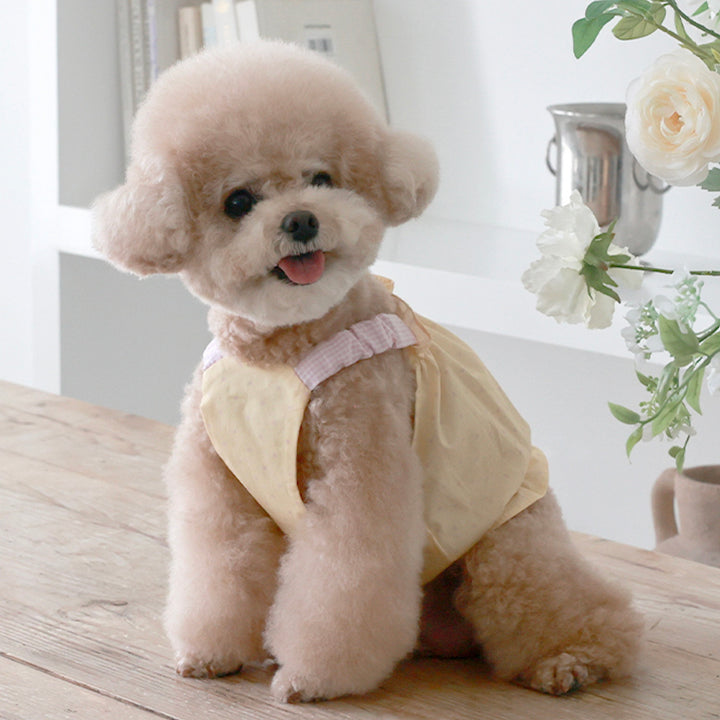 ※予約販売【near by us】Cookie Crop Top（Pink Lemon）