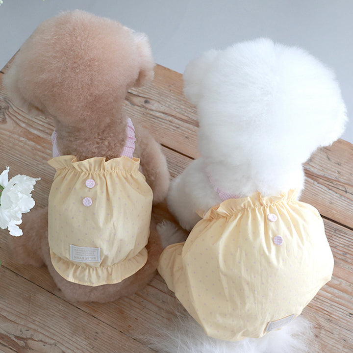※予約販売【near by us】Cookie Romper（Pink Lemon）