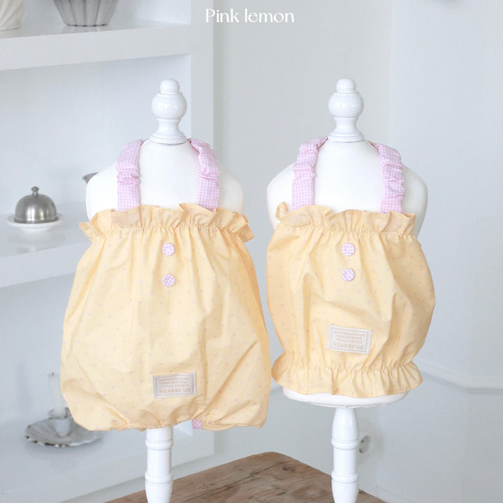 ※予約販売【near by us】Cookie Crop Top（Pink Lemon）