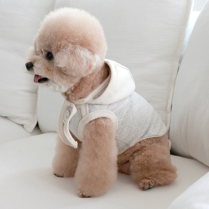 ※予約販売【near by us】Cottage Bonnet Sleeveless Set（Milky Oat）