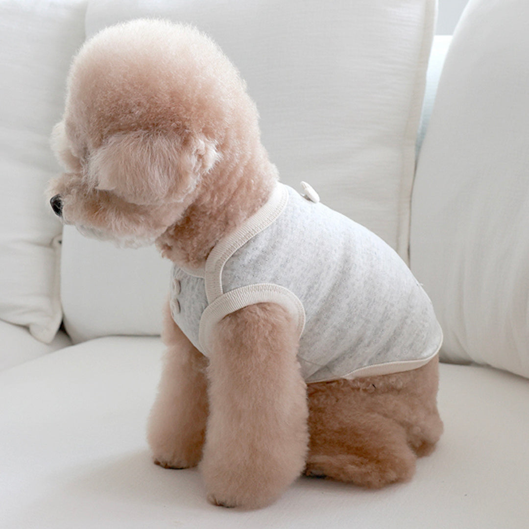 ※予約販売【near by us】Cottage Bonnet Sleeveless Set（Milky Oat）