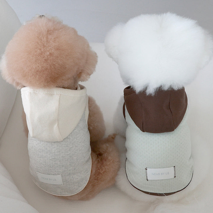 ※予約販売【near by us】Cottage Bonnet Sleeveless Set（Choco Pistachio）