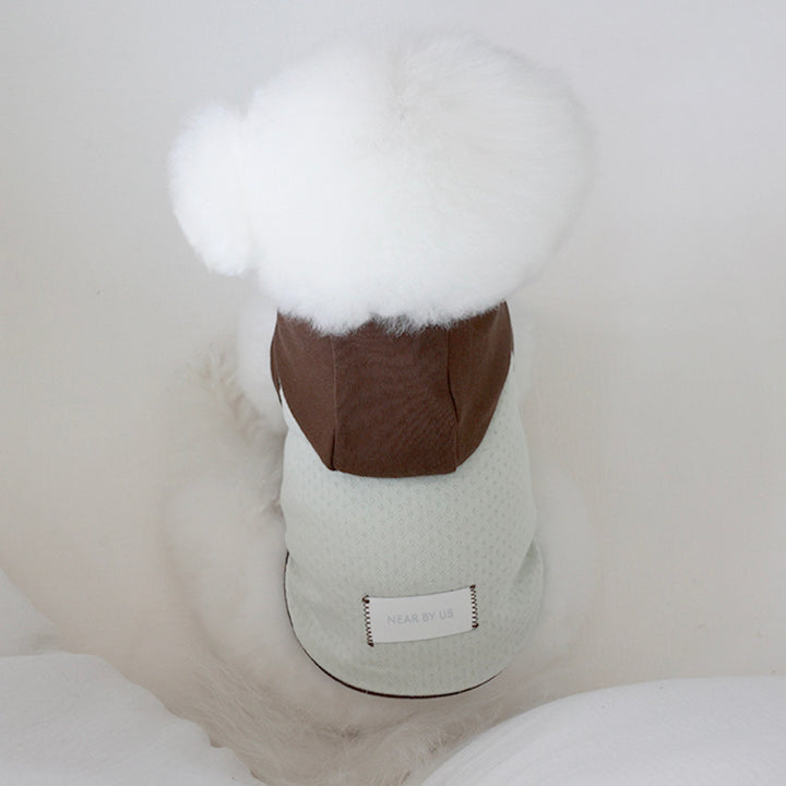 ※予約販売【near by us】Cottage Bonnet Sleeveless Set（Choco Pistachio）