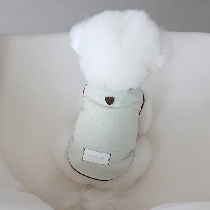 ※予約販売【near by us】Cottage Bonnet Sleeveless Set（Choco Pistachio）