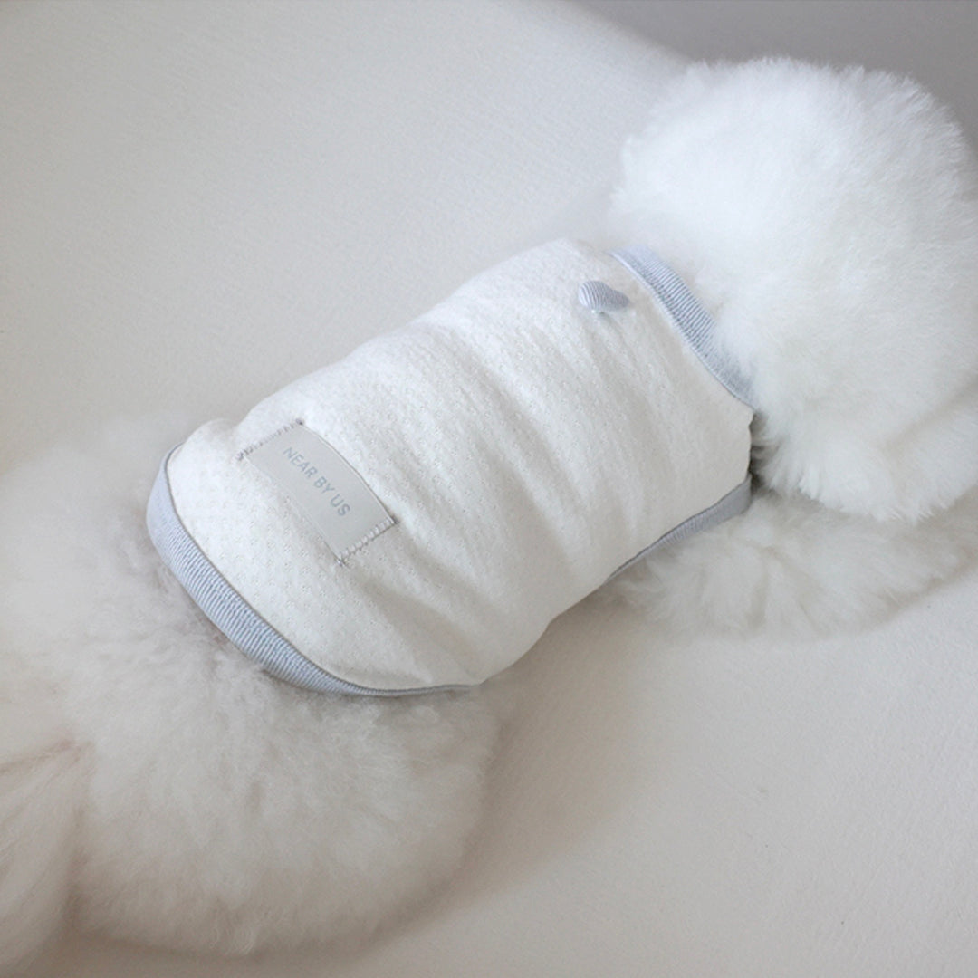 ※予約販売【near by us】Cottage Bonnet Sleeveless Set（Powder Blue）