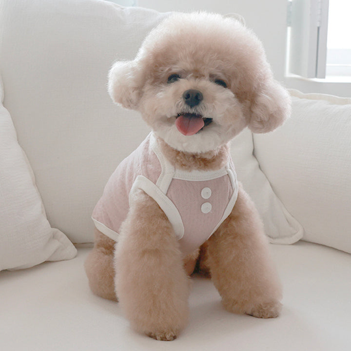 ※予約販売【near by us】Cottage Bonnet Sleeveless Set（Rose Pink）