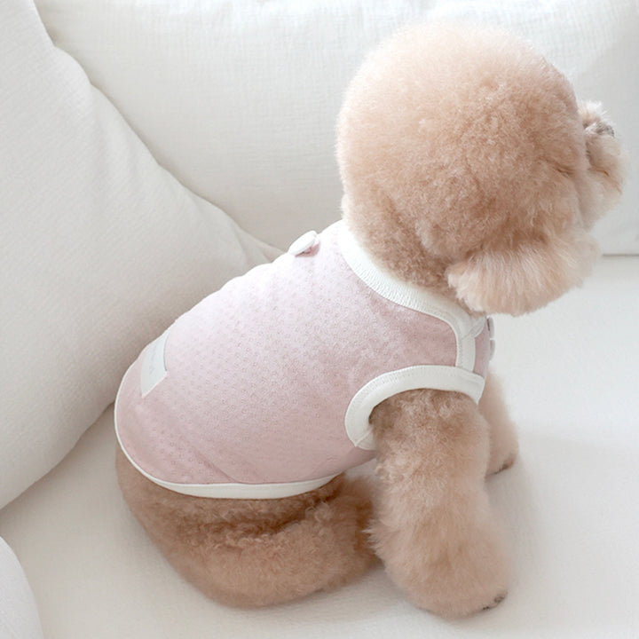 ※予約販売【near by us】Cottage Bonnet Sleeveless Set（Rose Pink）