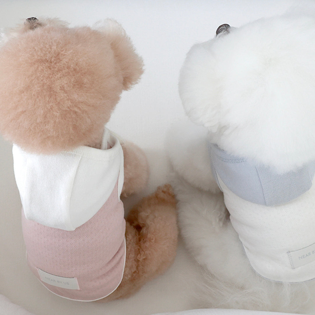 ※予約販売【near by us】Cottage Bonnet Sleeveless Set（Rose Pink）