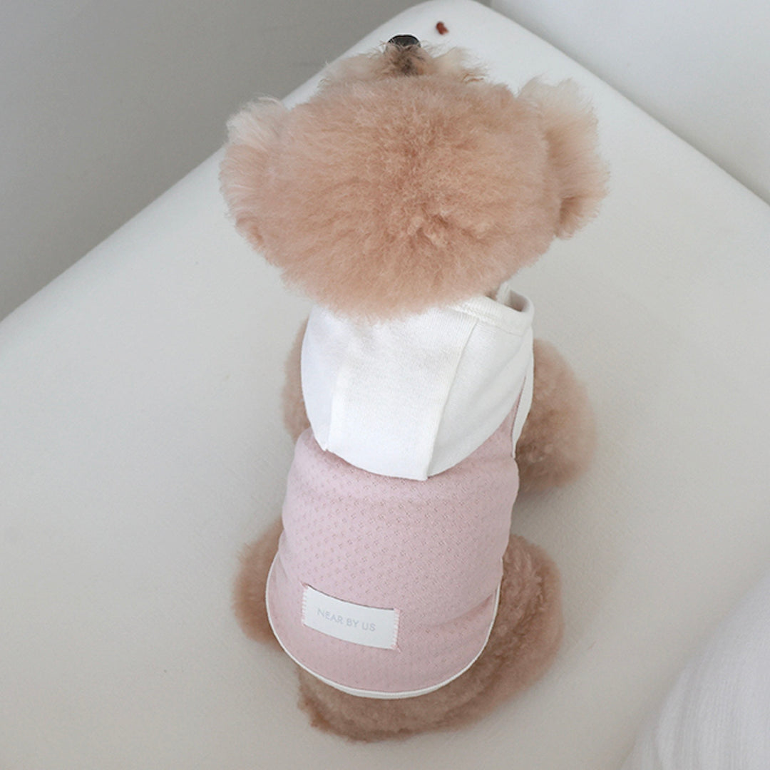 ※予約販売【near by us】Cottage Bonnet Sleeveless Set（Rose Pink）