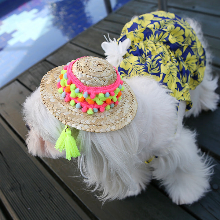 ※予約販売【ITS DOG】An aloha straw hat