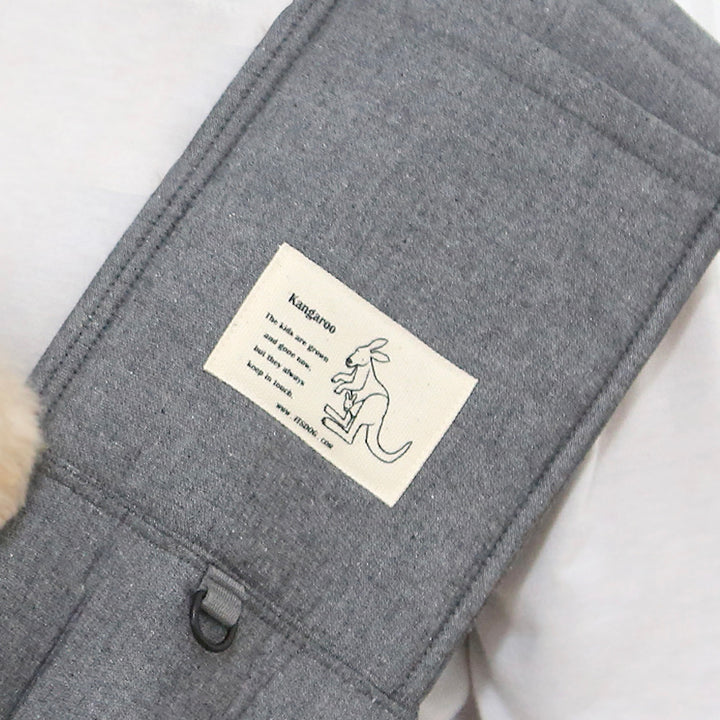 ※予約販売【ITS DOG】Kangaroo Smart Sling Bag（Black Jeans）｜犬用バッグ