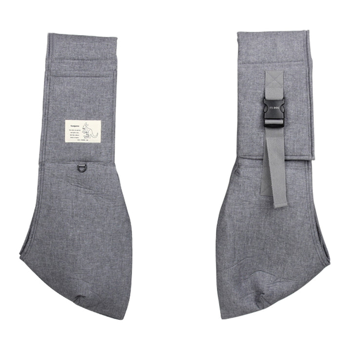 ※予約販売【ITS DOG】Kangaroo Smart Sling Bag（Black Jeans）｜犬用バッグ