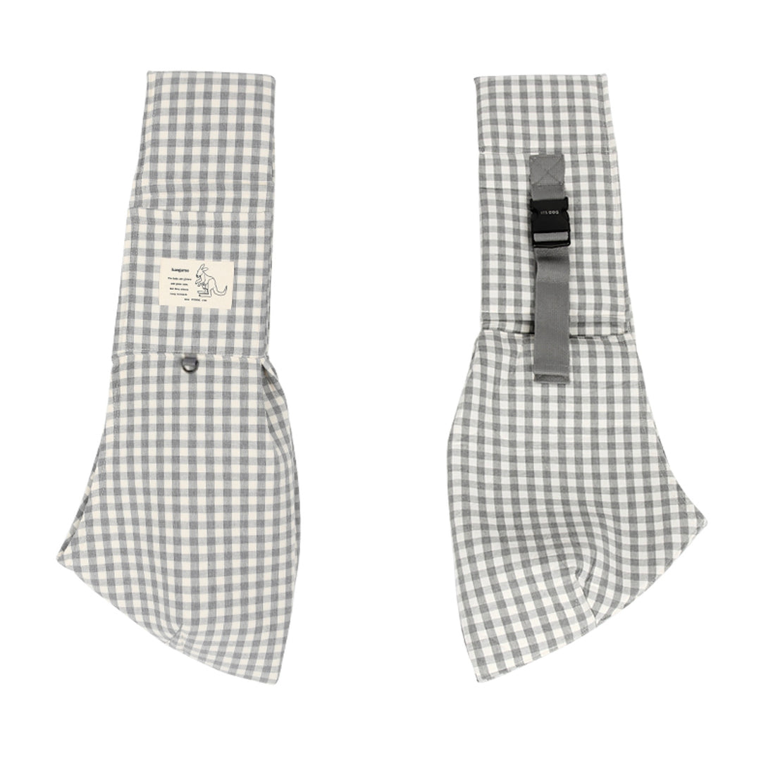 ※予約販売【ITS DOG】Kangaroo Smart Sling Bag（Check Gray）｜犬用バッグ