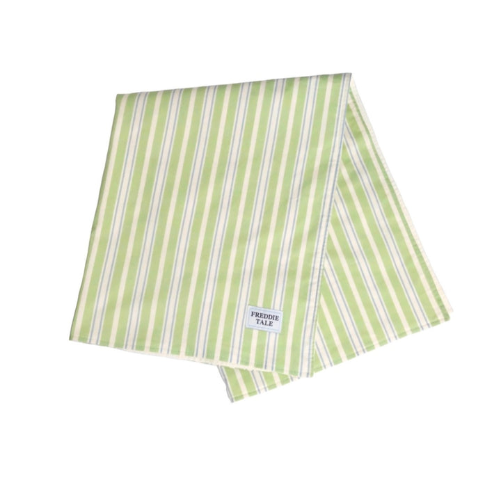 即納【FREDDIE TALE】Striped Blanket（Green）