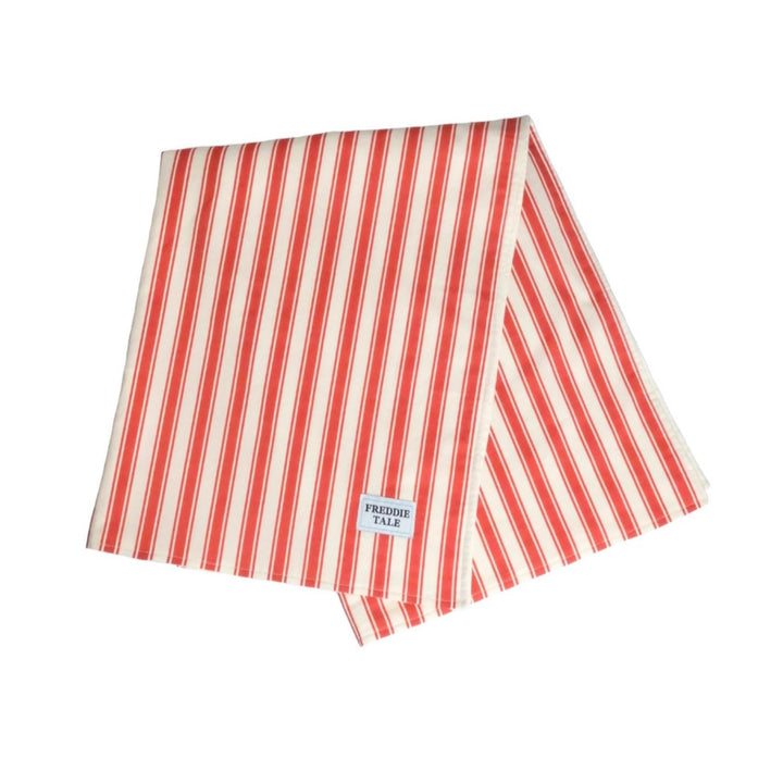 即納【FREDDIE TALE】Striped Blanket（Red）