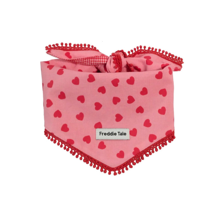 即納【FREDDIE TALE】LOVE Bandana（Pink）