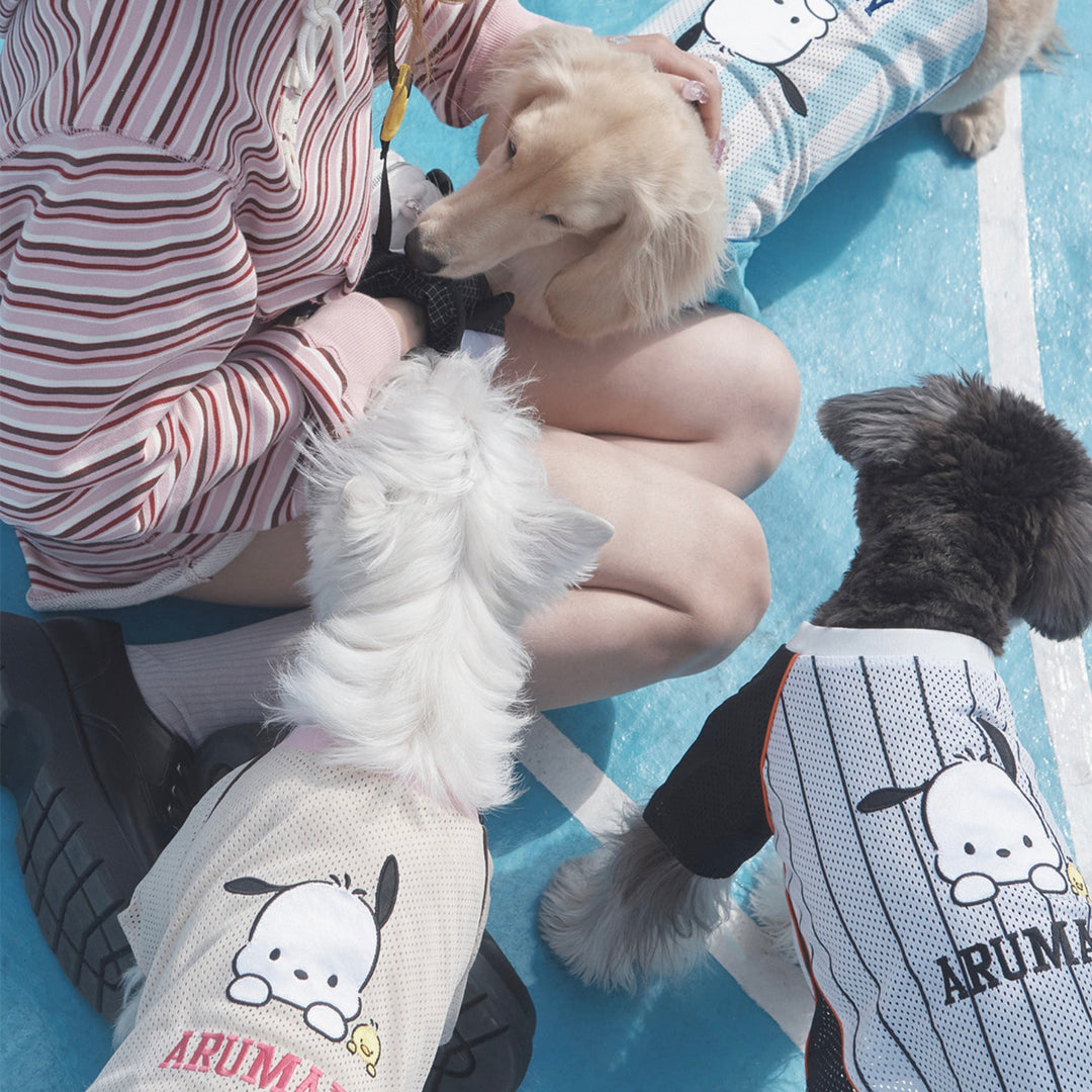 ※予約販売【ARUMARU】POCCHACCO × ARUMARU Pet Football Jersey（Sand）