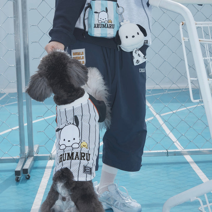 ※予約販売【ARUMARU】POCCHACCO × ARUMARU Pet Football Jersey（Black）