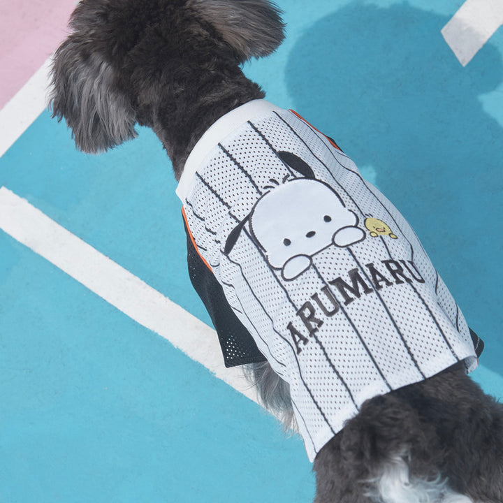 ※予約販売【ARUMARU】POCCHACCO × ARUMARU Pet Football Jersey（Black）