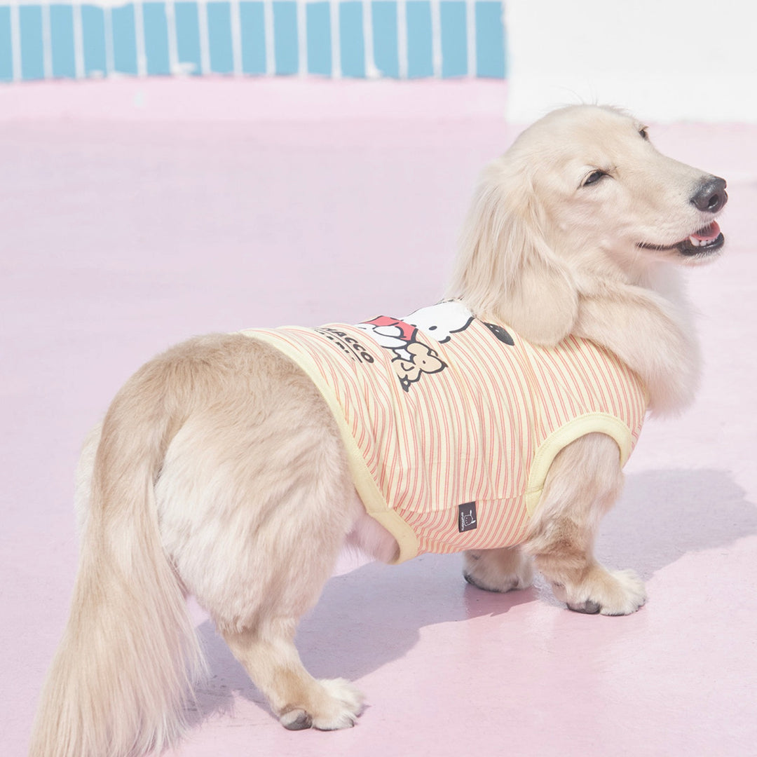 ※予約販売【ARUMARU】POCCHACCO × ARUMARU Pet Sleeveless（Yellow）