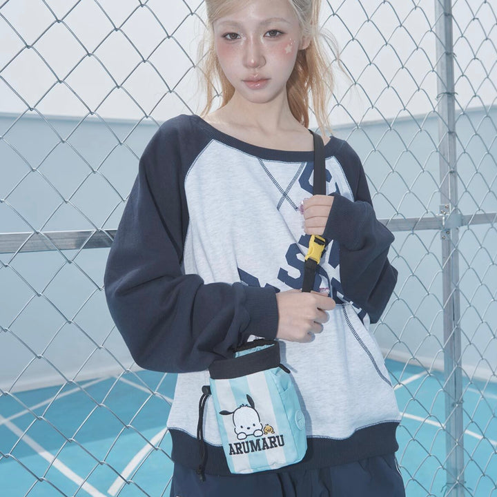 ※予約販売【ARUMARU】POCCHACCO × ARUMARU Face Treat Bag（Light Blue）