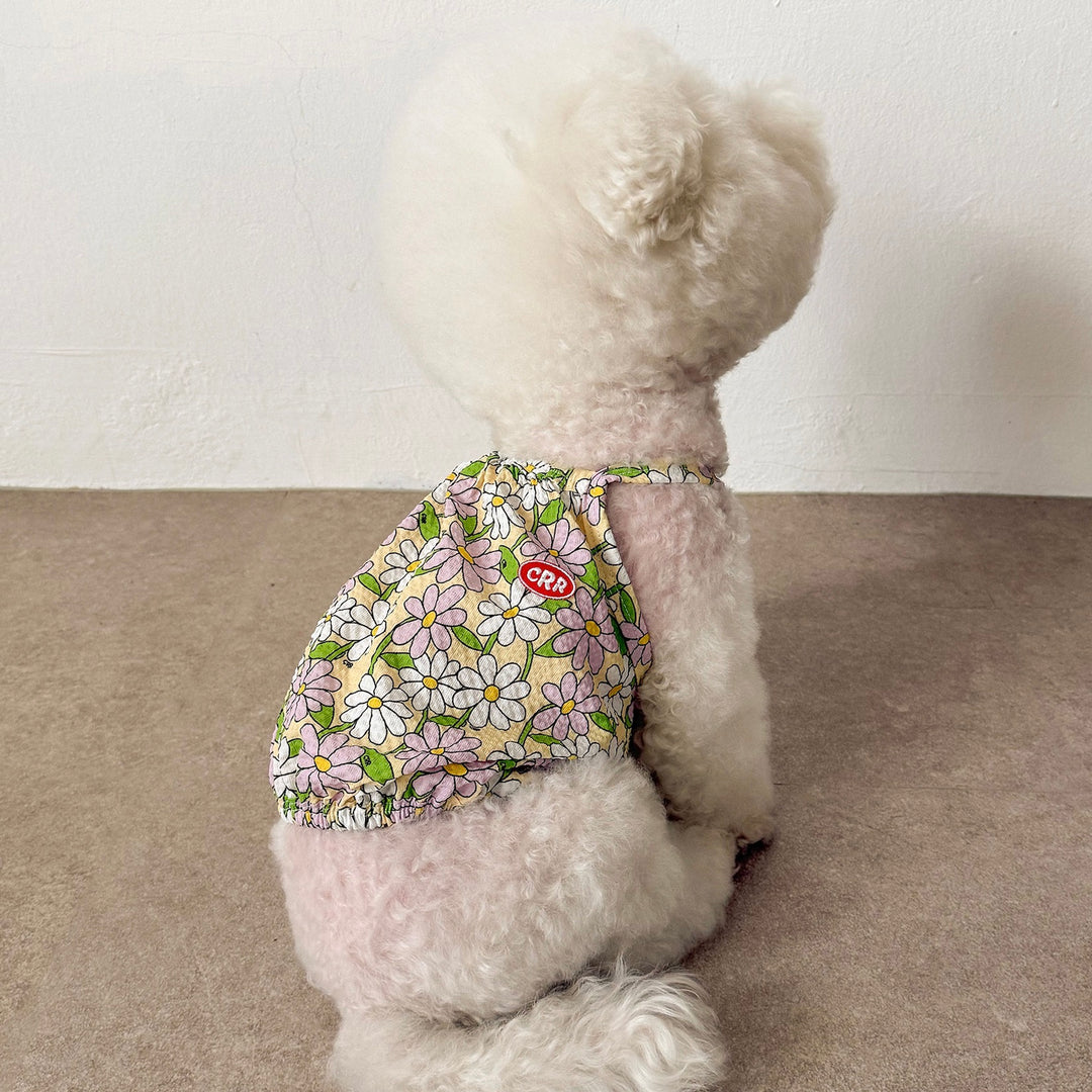 ※予約販売【CRR】Violet Daisy Balloon Strap Top