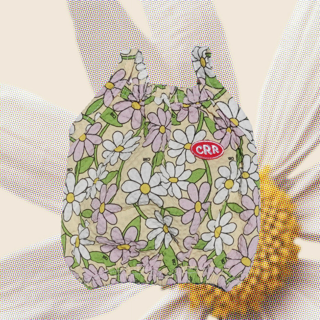 ※予約販売【CRR】Violet Daisy Balloon Strap Top