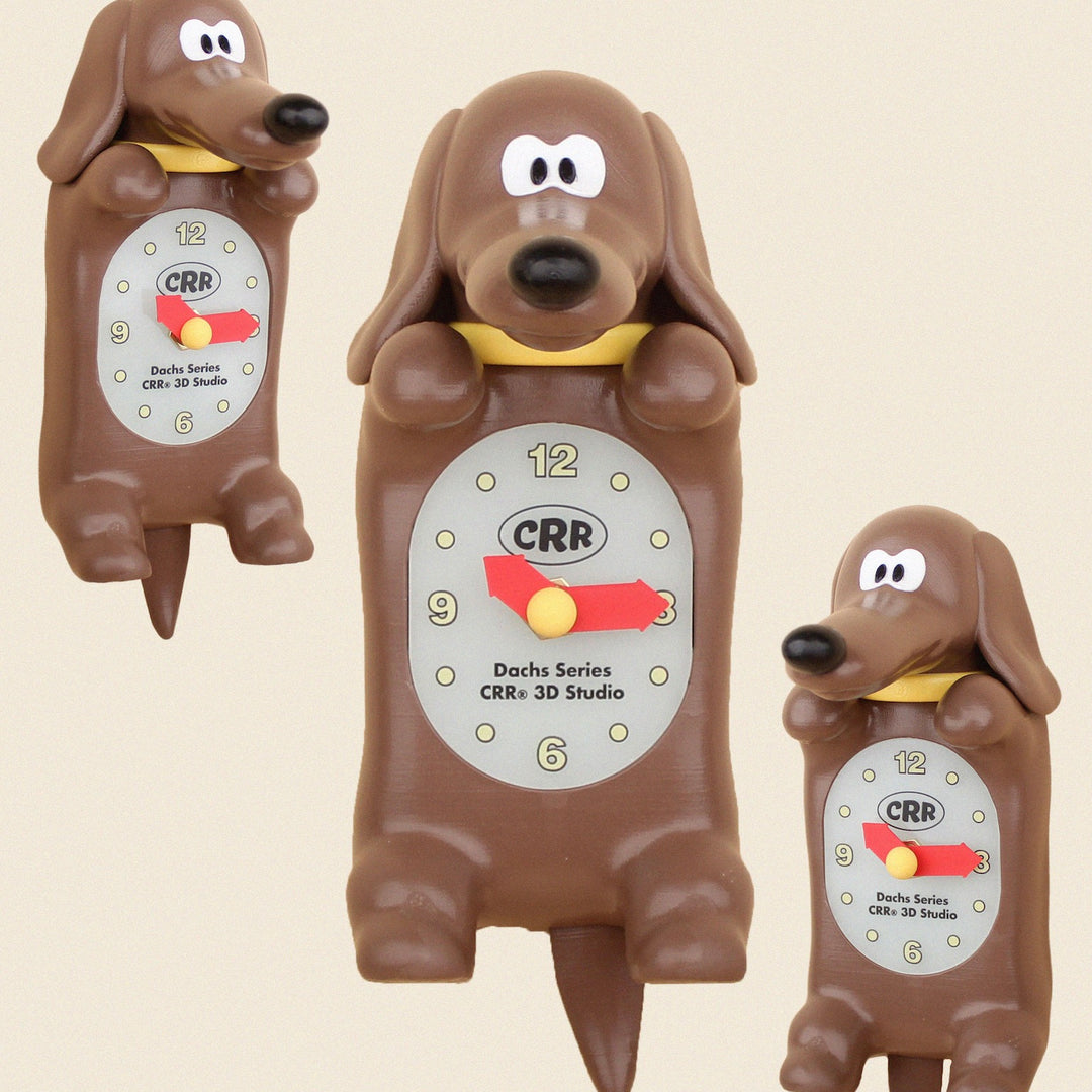 ※予約販売【CRR】Shaketail Duchs Mini Wall Clock（Dachs Brown）