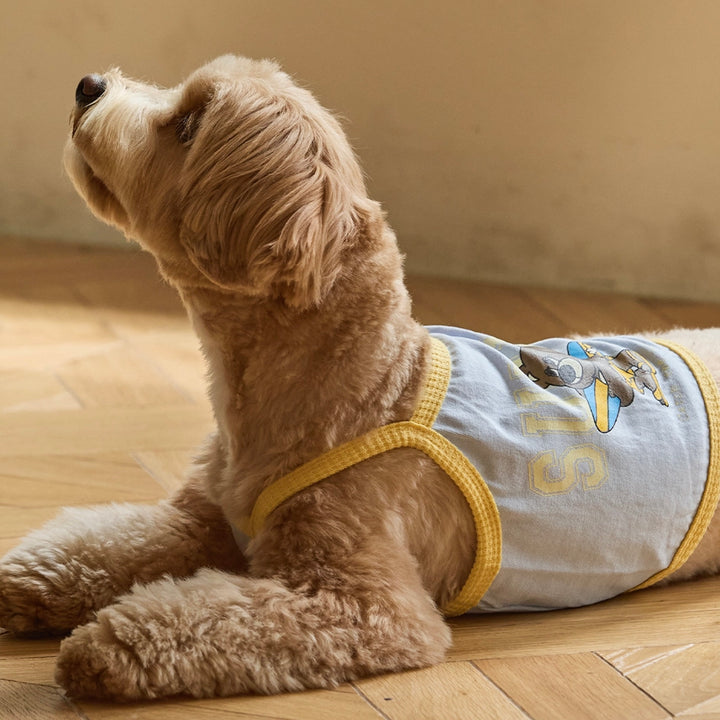 ※予約販売【andblank】Sunny Joy Bear Crop Top