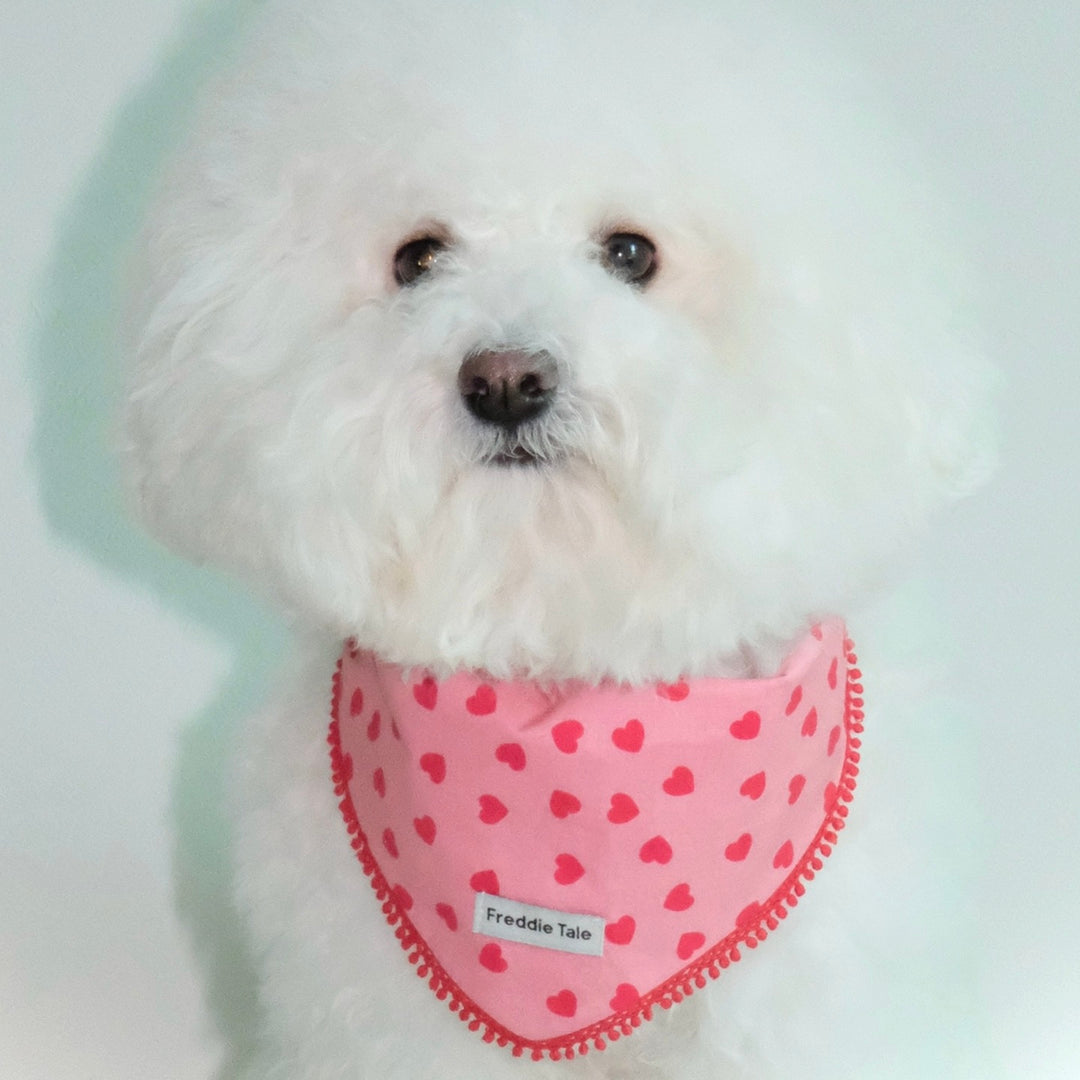 即納【FREDDIE TALE】LOVE Bandana（Pink）