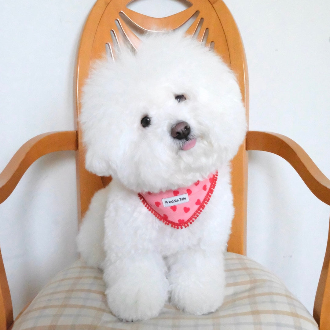 即納【FREDDIE TALE】LOVE Bandana（Pink）