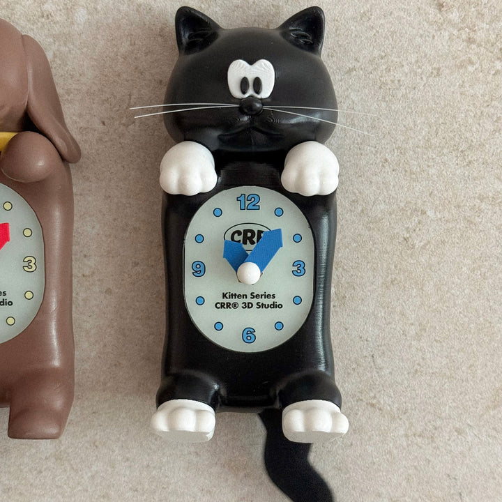 ※予約販売【CRR】Shaketail Black Cat Mini Wall Clock（Black Cat）