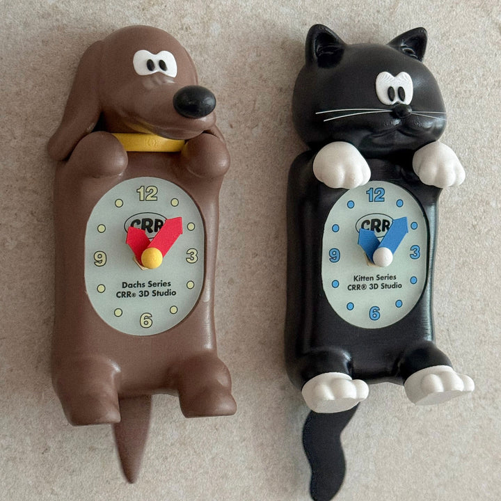 ※予約販売【CRR】Shaketail Duchs Mini Wall Clock（Dachs Brown）